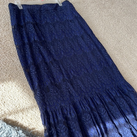 Navy lace DJ set - Picture 4 of 5